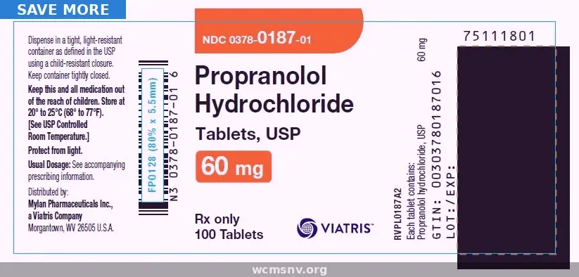 Propranolol (Propranolol) 80mg Online in USA — From $0.40 Per Pill